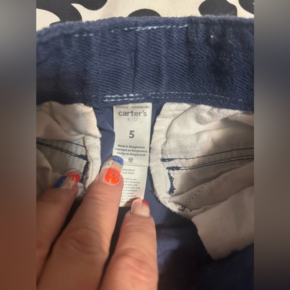 💰2/$10 carters kids blue pants- size 5 - Picture 6 of 7